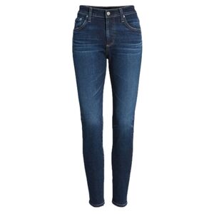 AG Adriano Goldschmied Women's Farrah Blue High Rise Skinny Ankle Jean